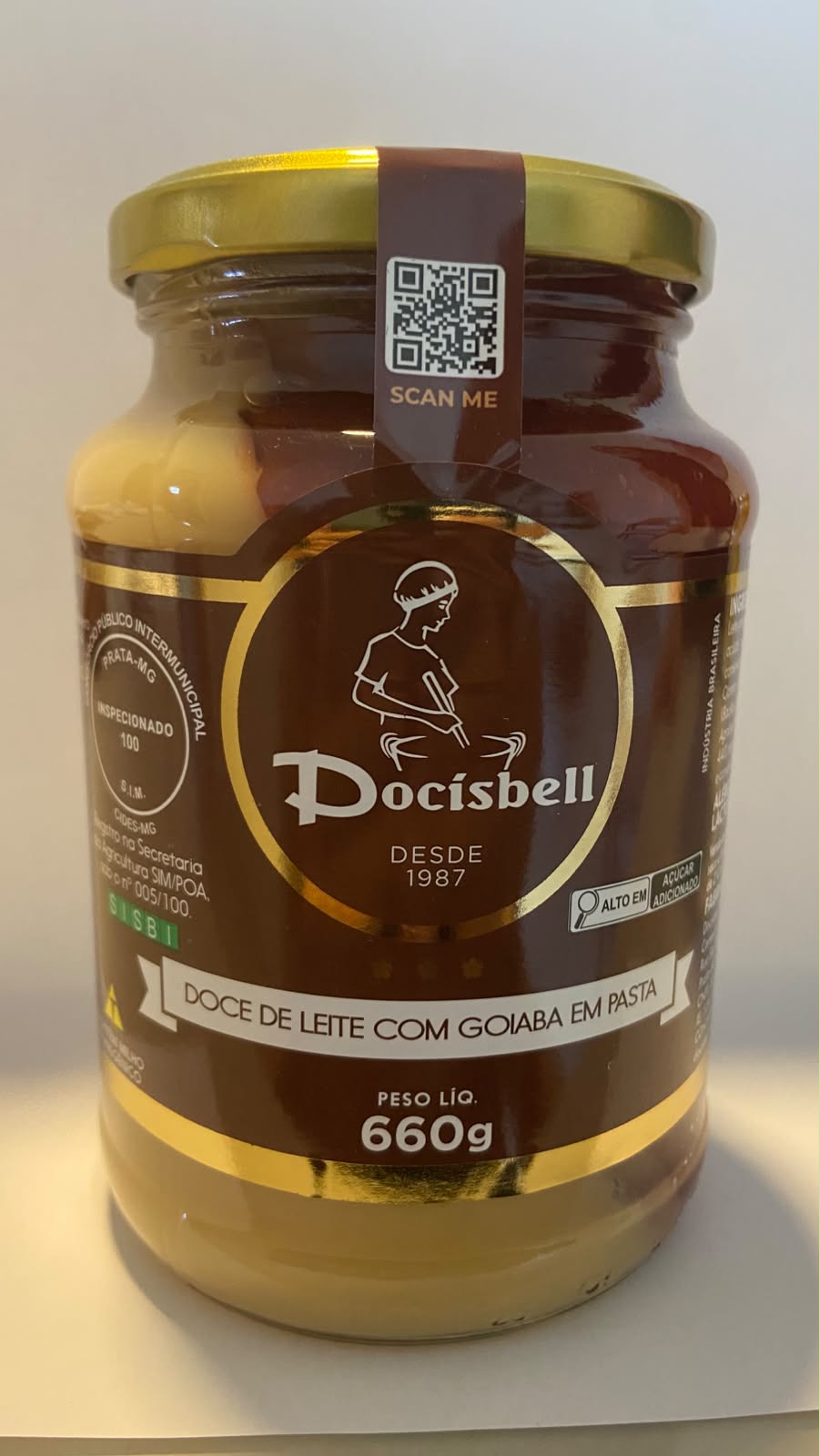 Doce de Leite com Goiaba em Pasta 660gr — Docisbell