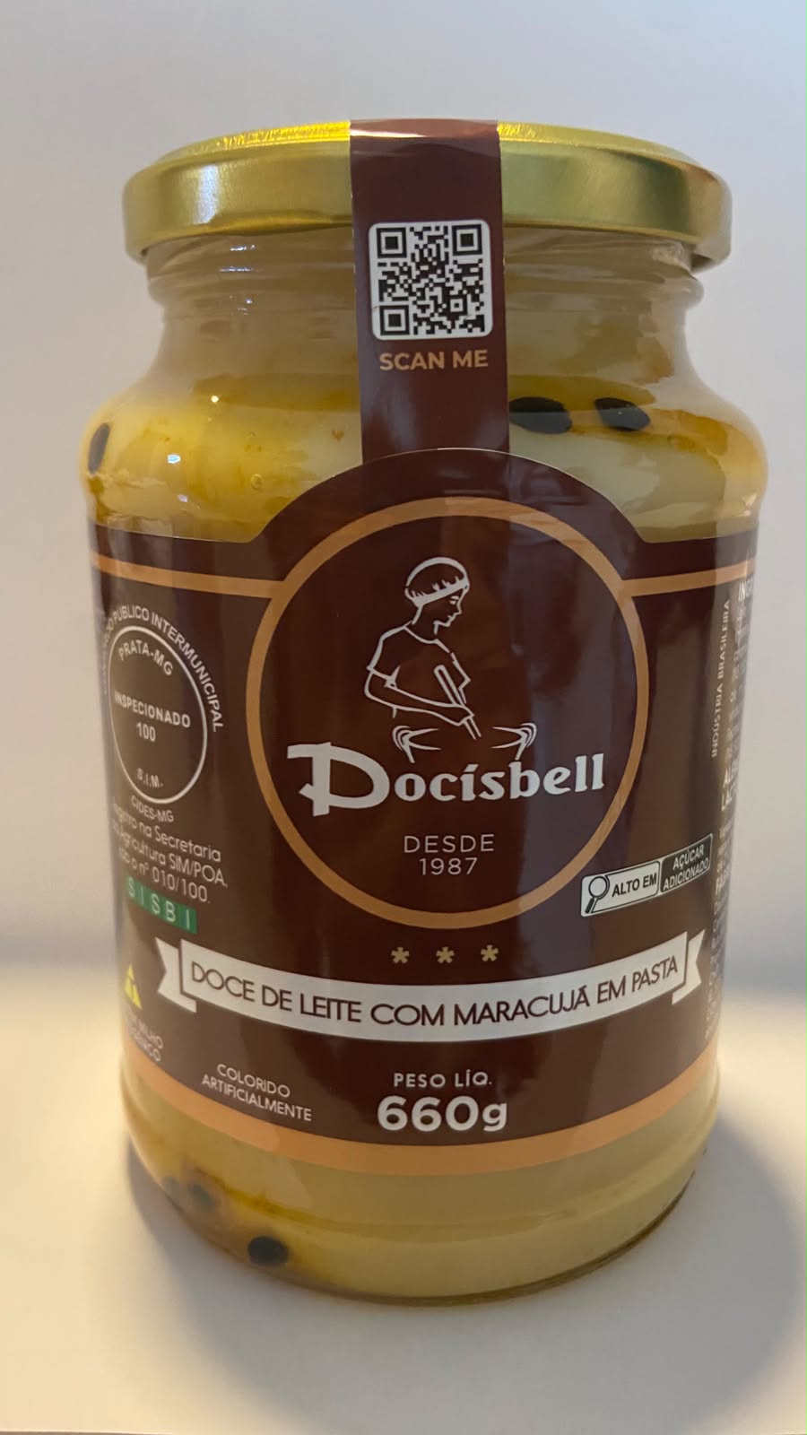 Doce de Leite com Maracujá em Pasta 660g — Docisbell